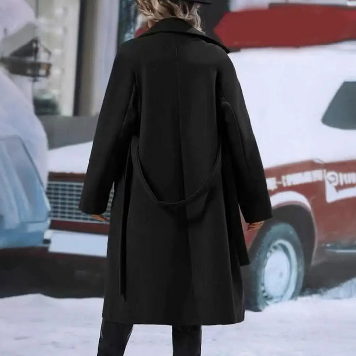 Women's Double Breasted Belted Trench Coat