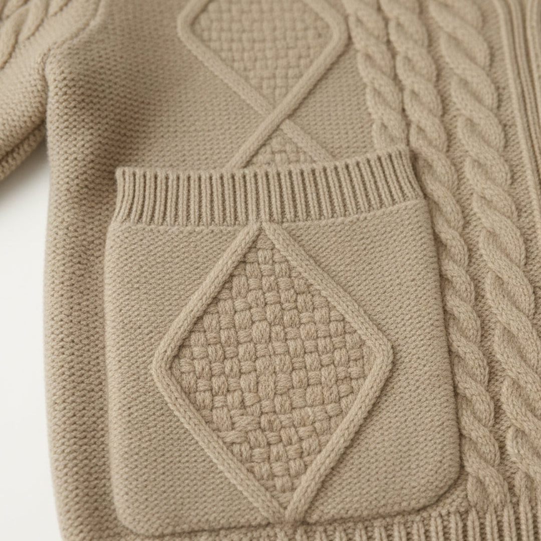 The Winchester 100% Cashmere Cardigan for Men
