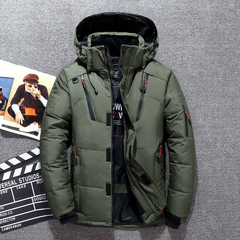 Men's Warm Down Snow Parka
