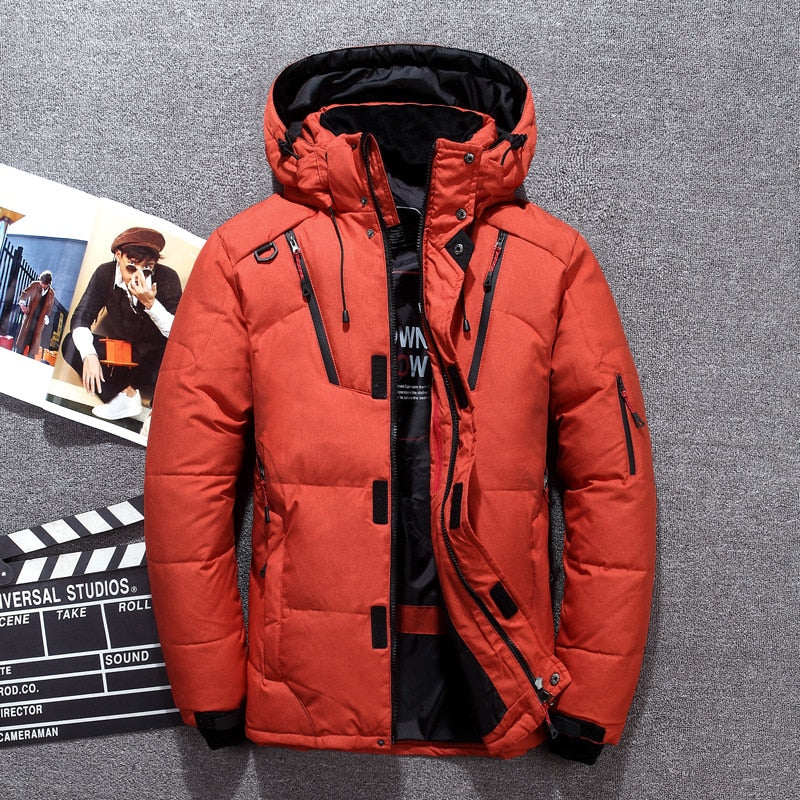 Men's Warm Down Snow Parka
