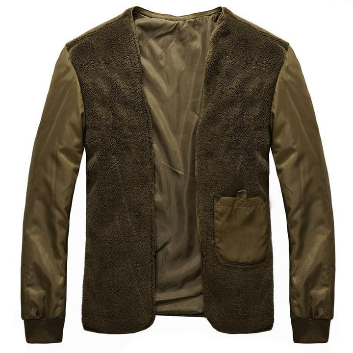 Men's Warm Heavy Wool Parka