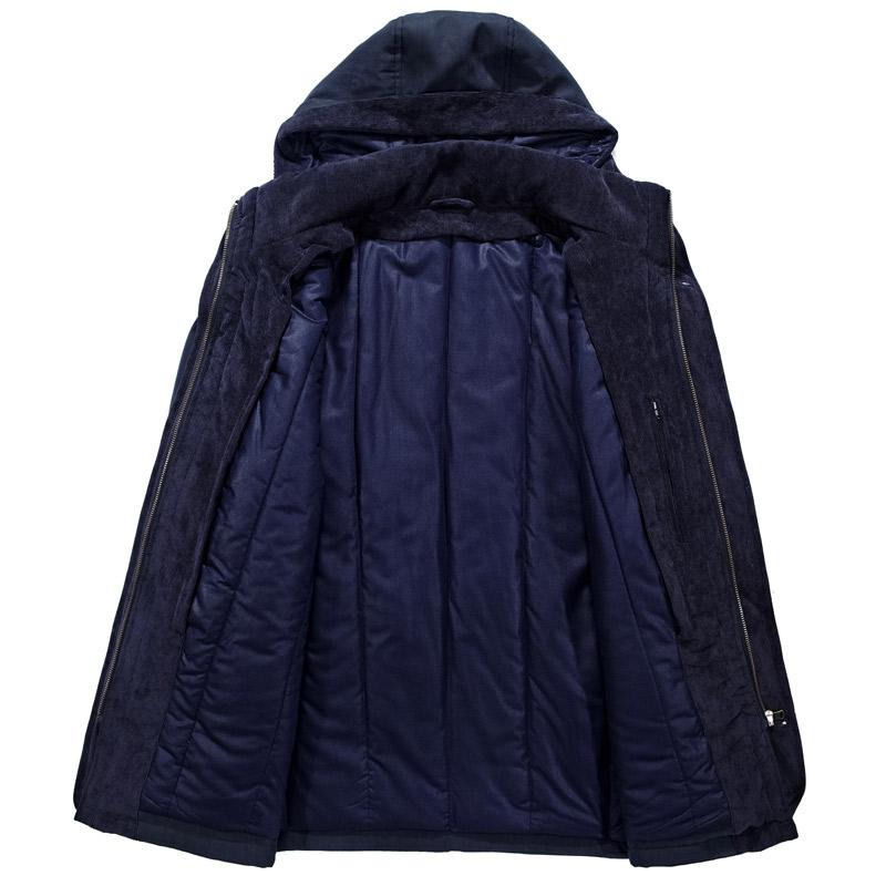 Men's Warm Heavy Wool Parka