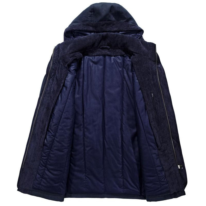 Men's Warm Heavy Wool Parka