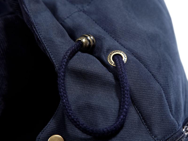 Men's Warm Heavy Wool Parka