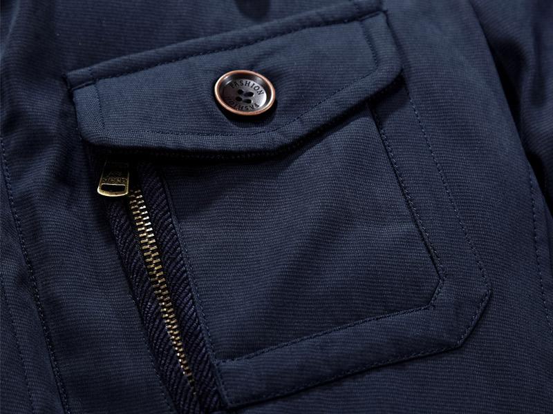 Men's Warm Heavy Wool Parka