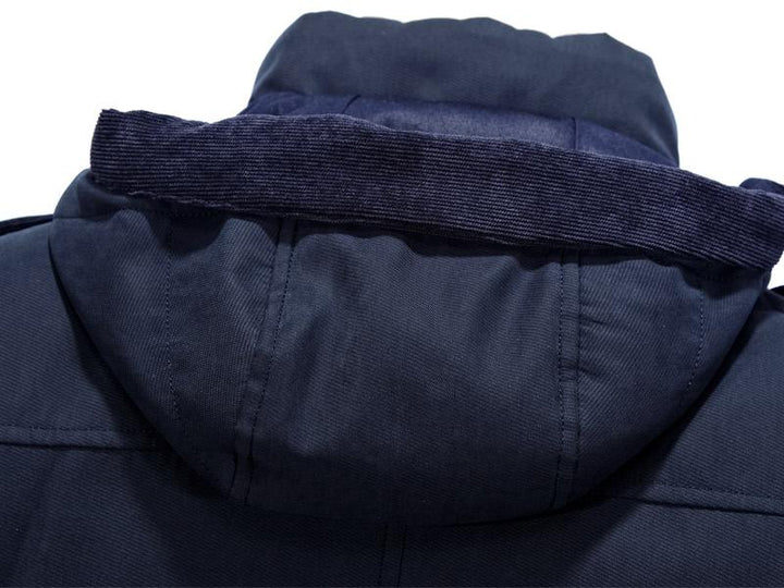 Men's Warm Heavy Wool Parka