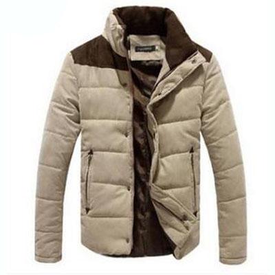 Men's Padded Down Collar Jacket