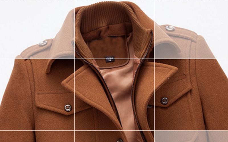 Men's Classic Wool Winter Coat