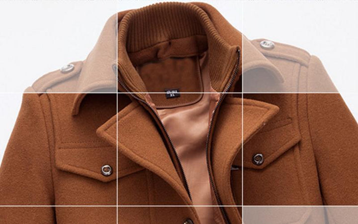Men's Classic Wool Winter Coat