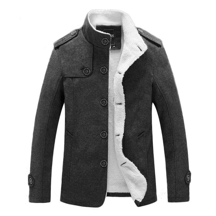 Men's Wool Cotton Blend Coat