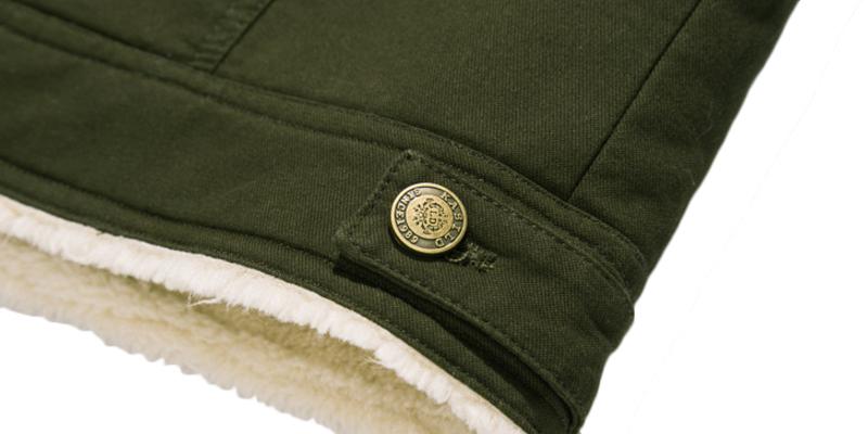 Men's Warm Cotton Bomber Jacket