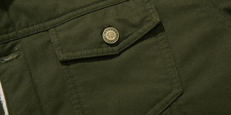 Men's Warm Cotton Bomber Jacket