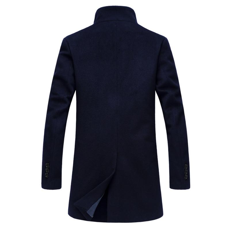 Men's Classic Wool Business Overcoat