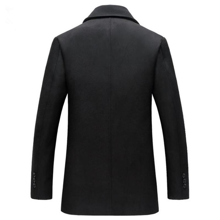 Men's Slim Fit Long Business Overcoat