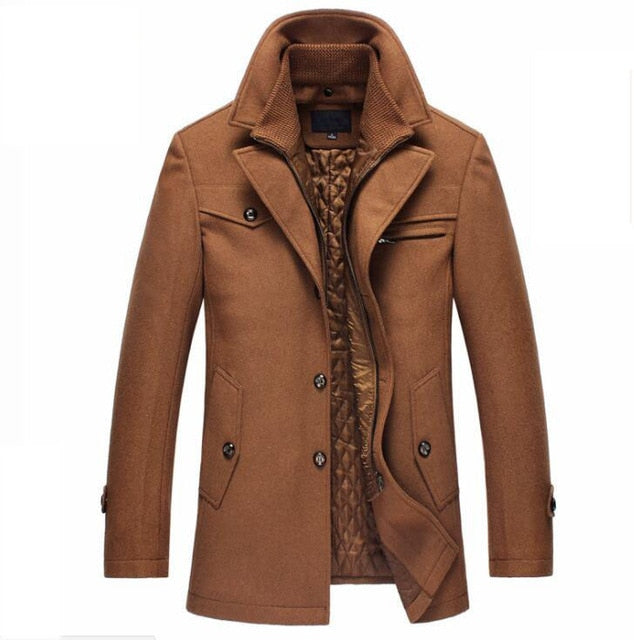 Men's Classic Wool Pea Coat