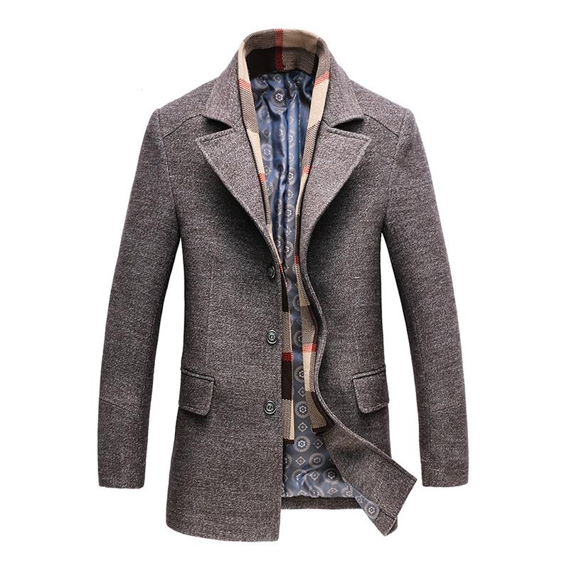Men's Classic Royal Wool Coat