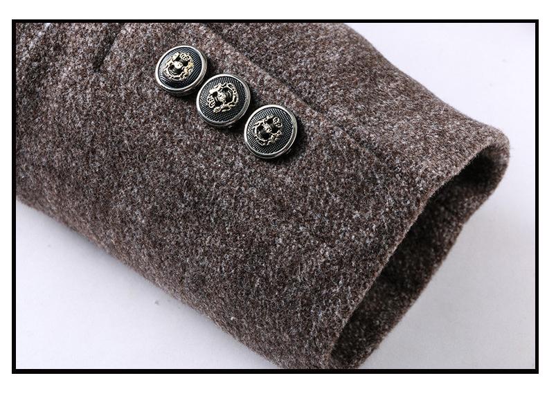 Men's Classic Royal Wool Coat