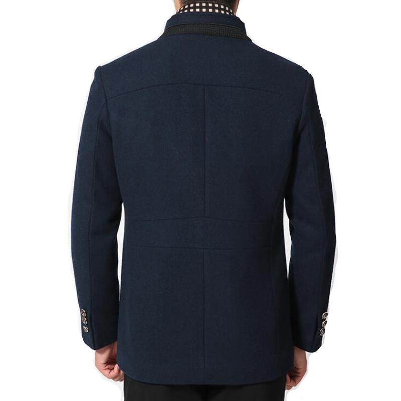 Men's Wool Cashmere Scarf Coat