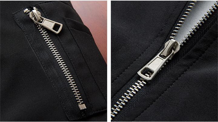 Men's Casual Zipper Pocket Pilot Jacket