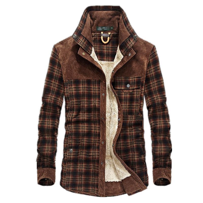 Men's Plaid Cotton Admiral Jacket