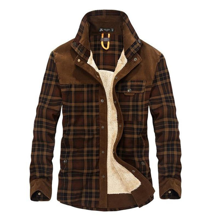 Men's Plaid Cotton Admiral Jacket
