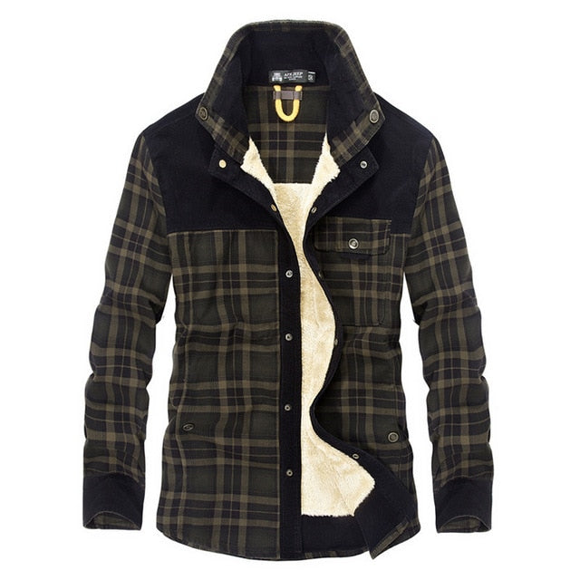 Men's Plaid Cotton Admiral Jacket