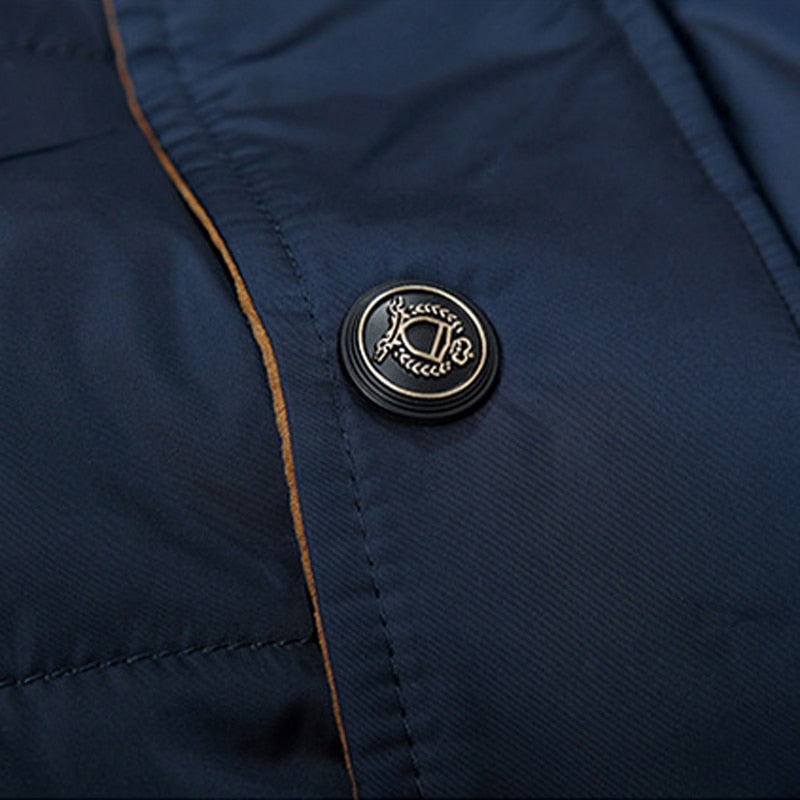 Men's Warm Hooded Coat