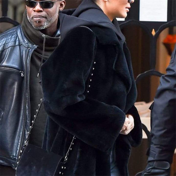 Women's Long Faux Fur Coat – Luxury Oversized Winter Teddy Jacket