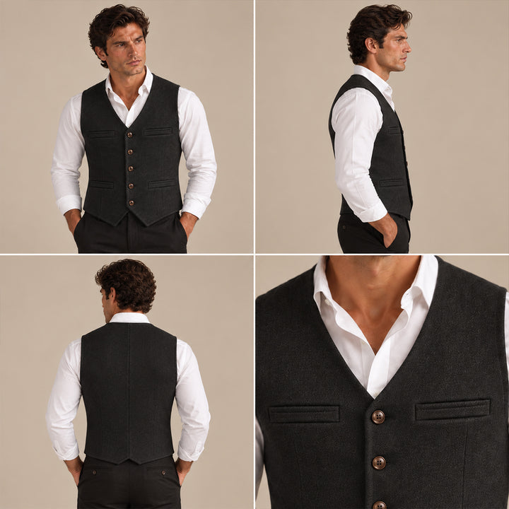 The St. Andrews Men's Elegant Button Up Vintage Vest