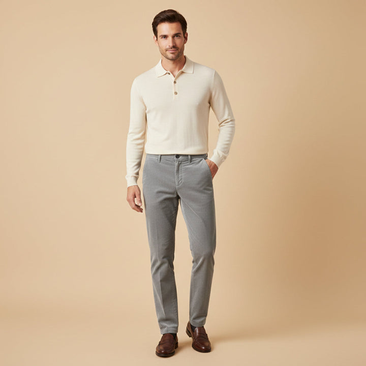 The Crestwood Lane Men’s Elastic Waist Corduroy Casual Pants