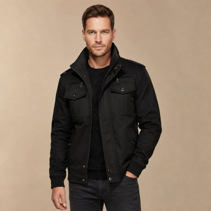 The Fairfax Men's Fleece Lined Warm Bomber Jacket