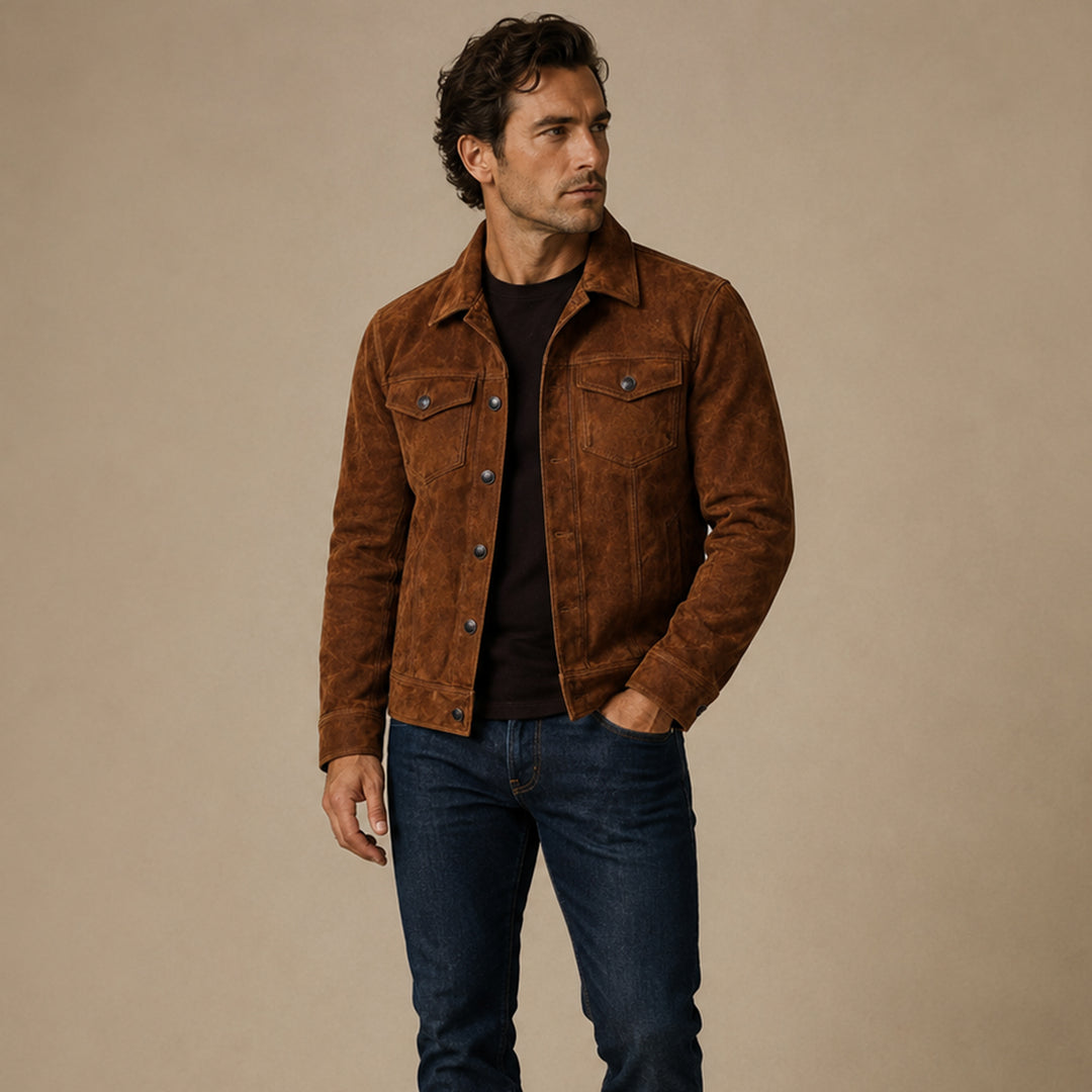 The Monferrato Men’s Retro Waxed Canvas Jacket