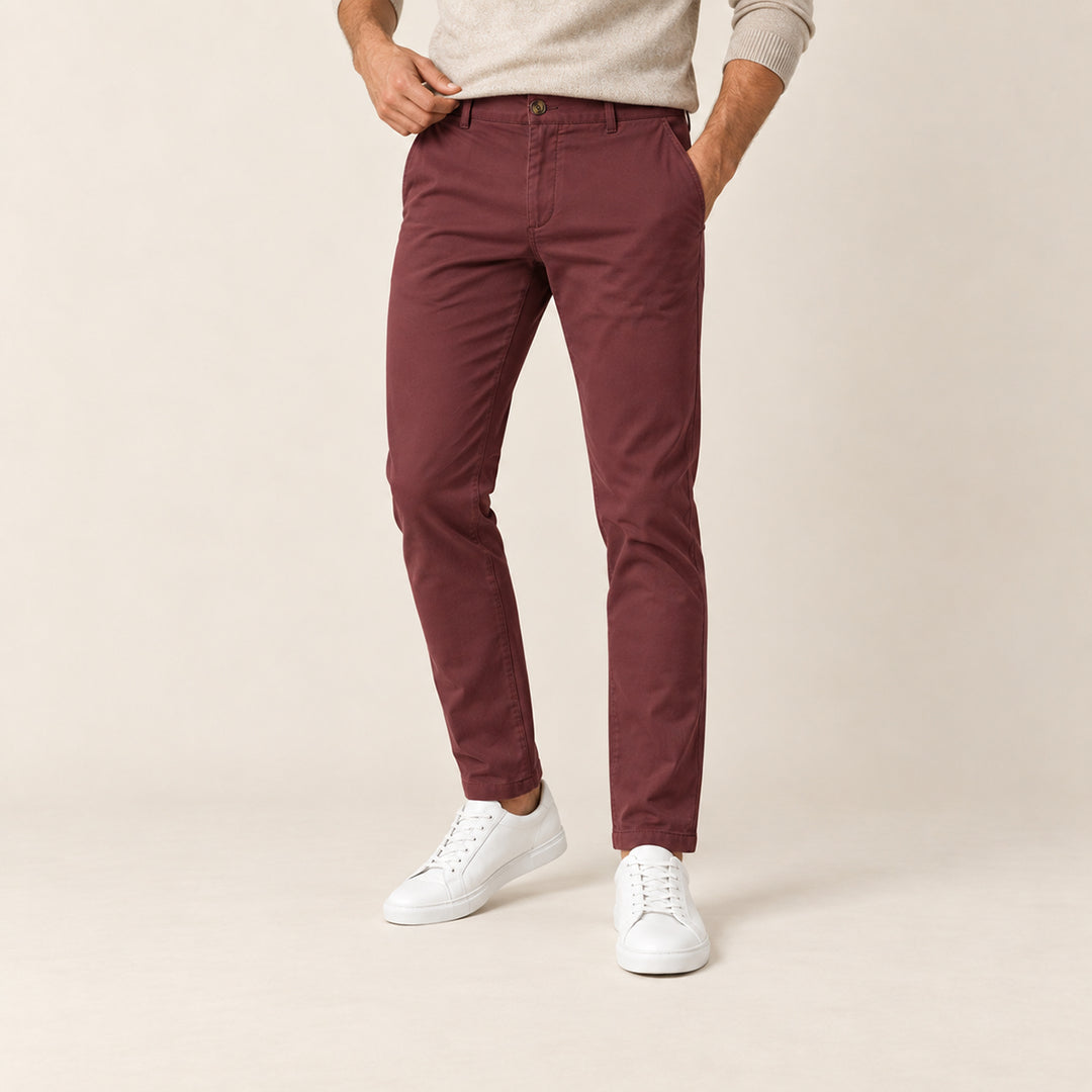 The Kingsbury Men’s Slim Fit Casual Stretch Chino Pants