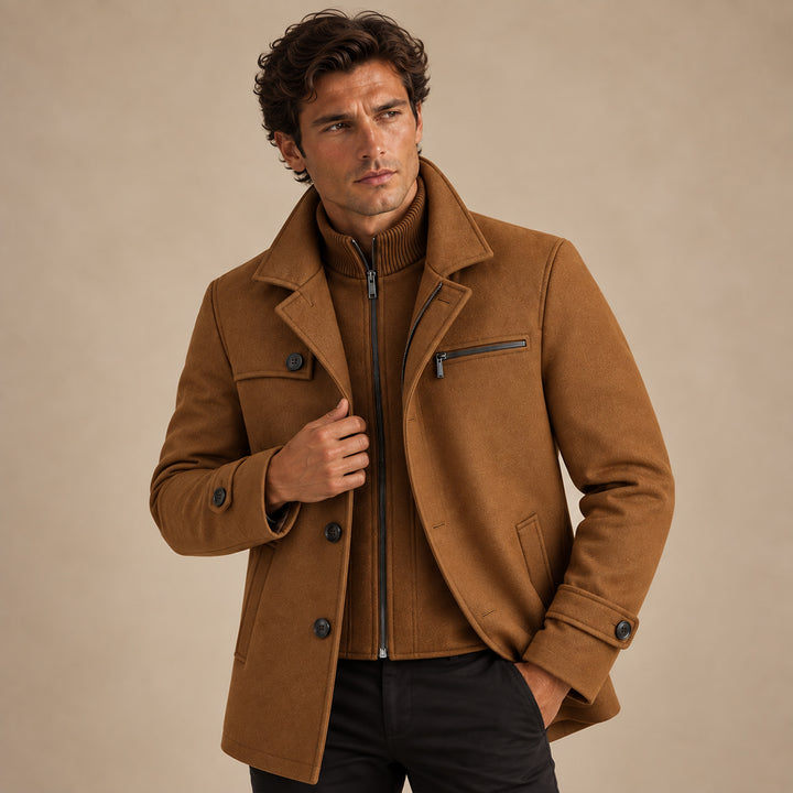 The Warwick Men’s Warm Adjustable Cuff Winter Coat