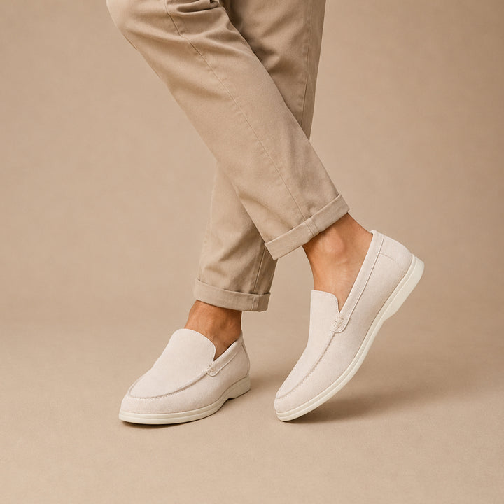 The Lorne Men’s Lightweight Casual Suede Slip On Loafers