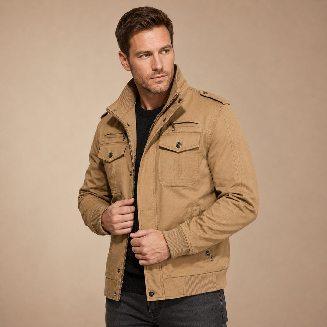 The Fairfax Men's Fleece Lined Warm Bomber Jacket