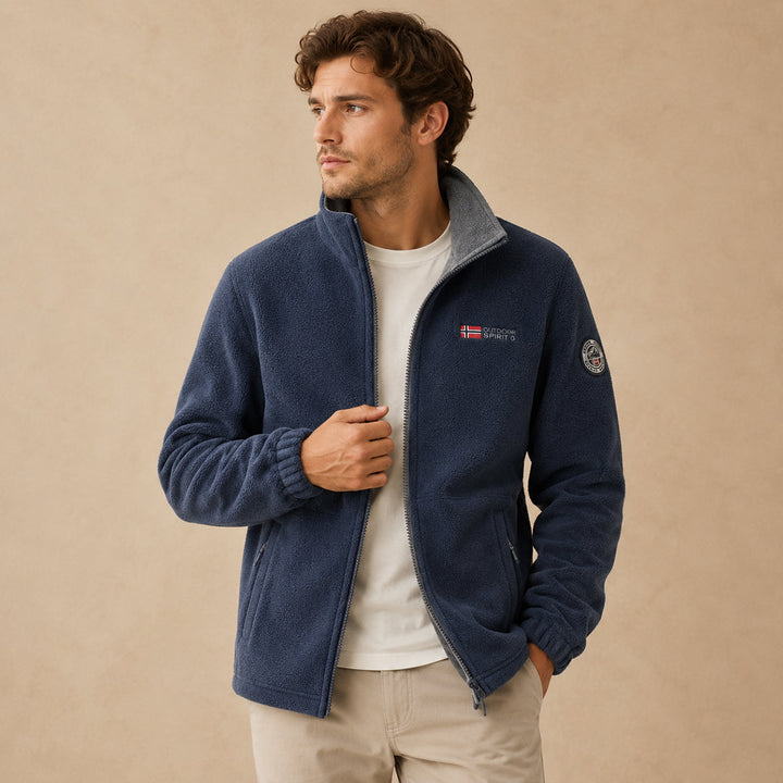 The Oslo Fleece Lined Warm Outdoor Jacket for Men