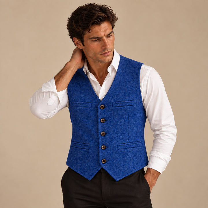 The St. Andrews Men's Elegant Button Up Vintage Vest