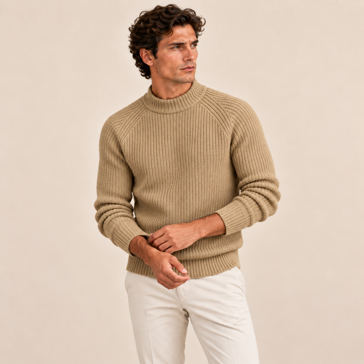 The Ely 100% Cashmere Crewneck for Men