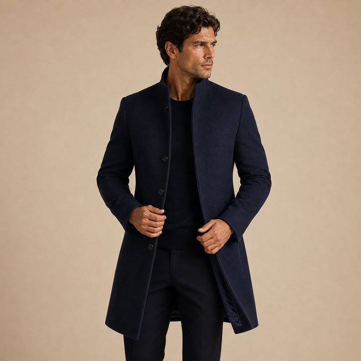 Men's Classic Wool Business Overcoat