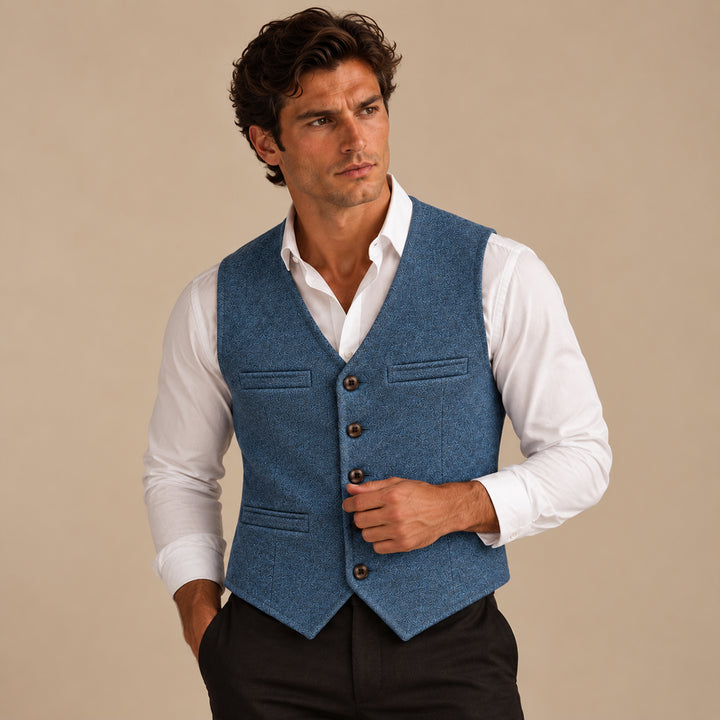 The St. Andrews Men's Elegant Button Up Vintage Vest