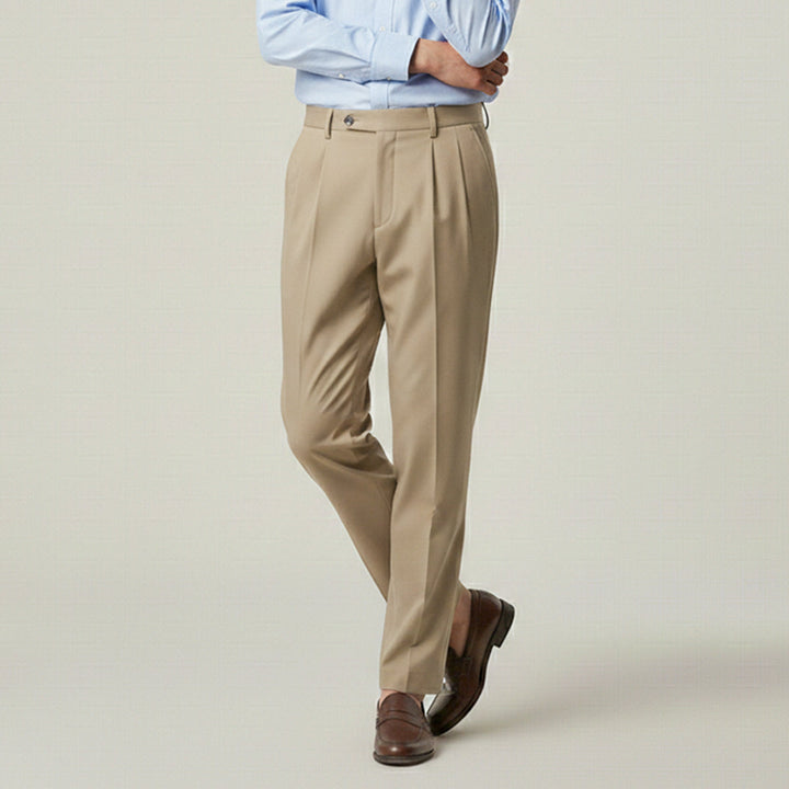 The Bologna Men’s Loose Fit Lightweight Linen Summer Pants