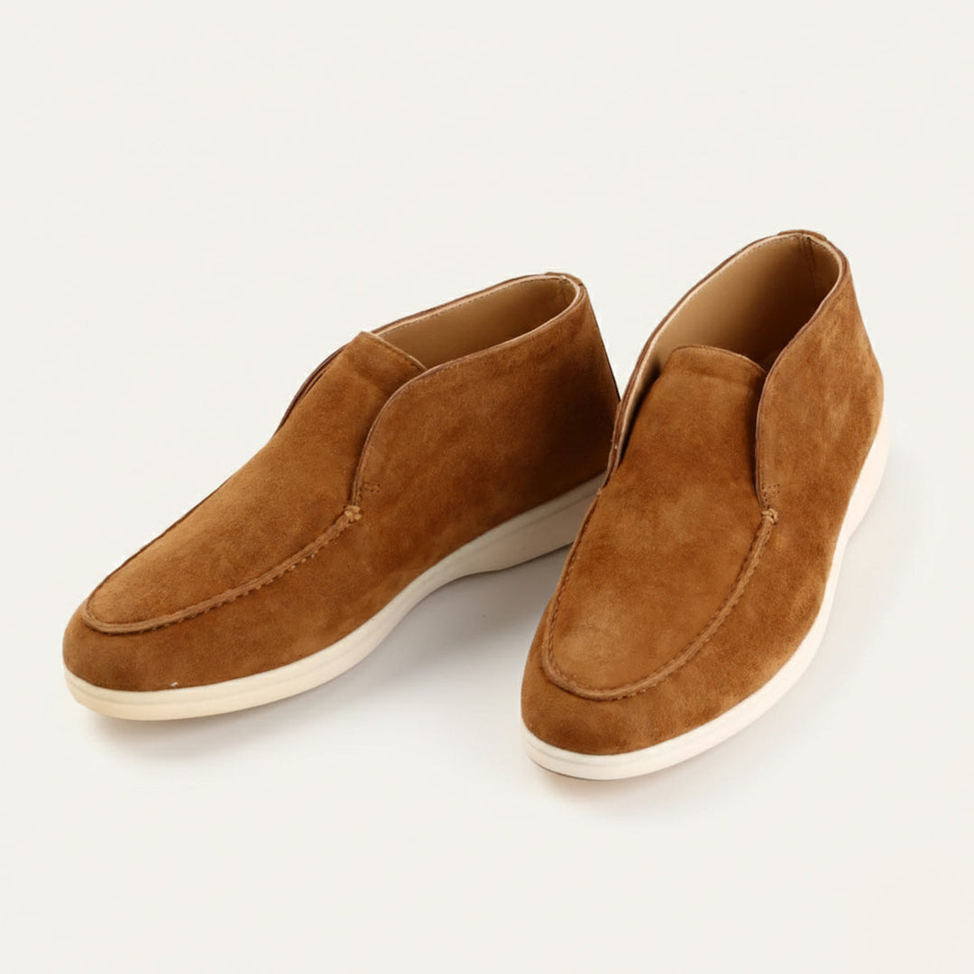 The Santorini Men’s Minimalist Luxury Slip On Loafers
