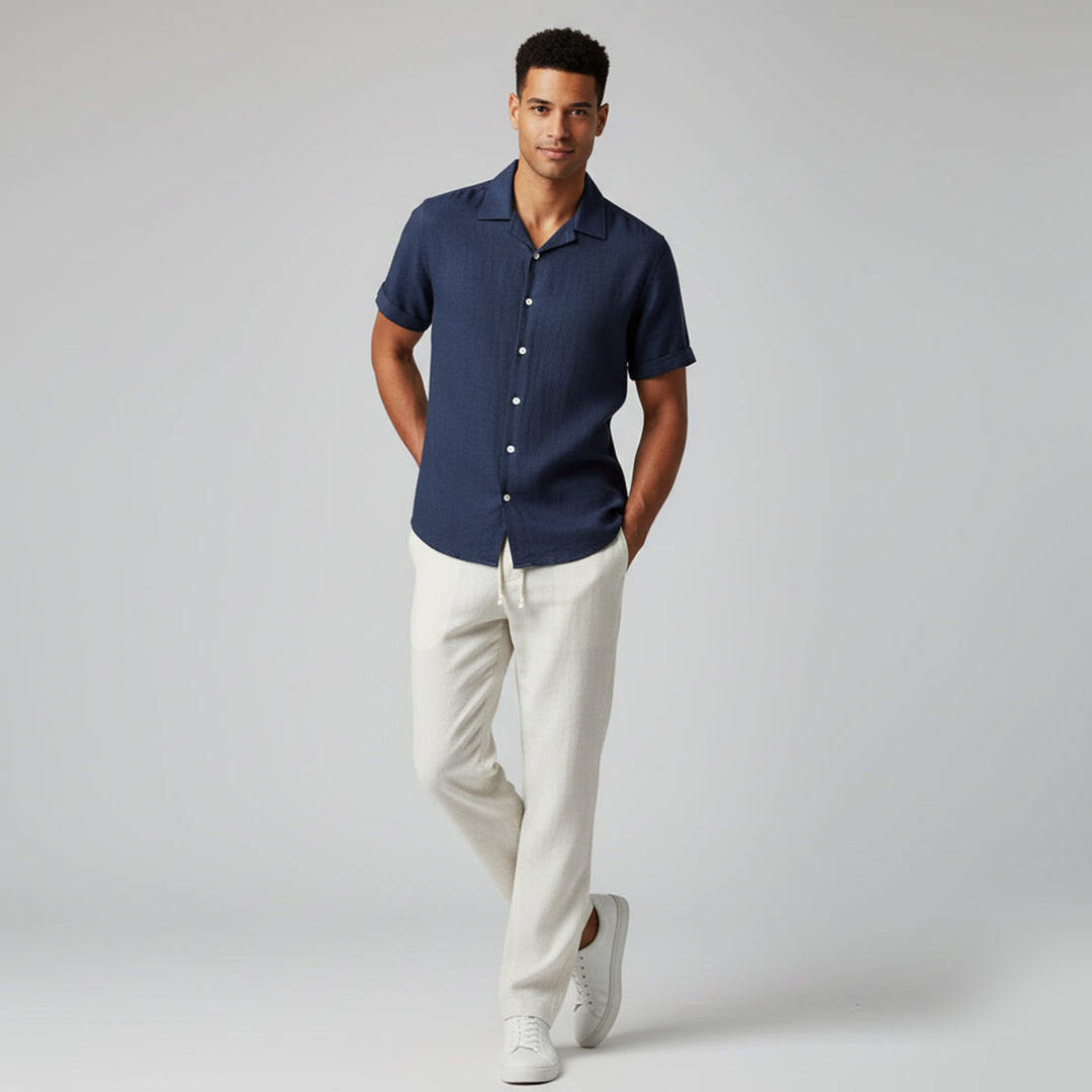 The Amalfi Linen Set – Summer Shirt & Pants for Men