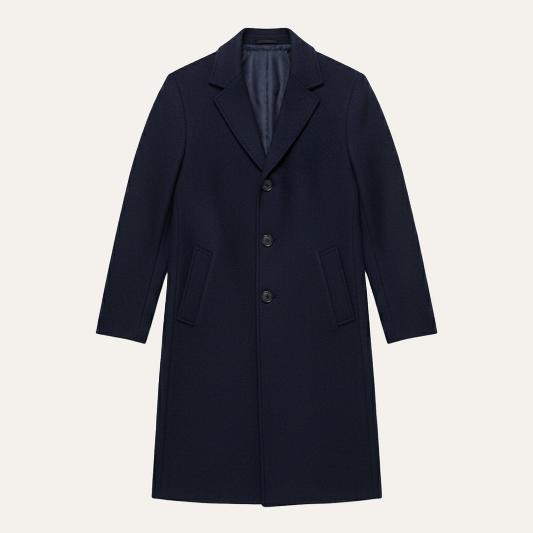 The Belmont Men’s Elegant Classic Wool Overcoat