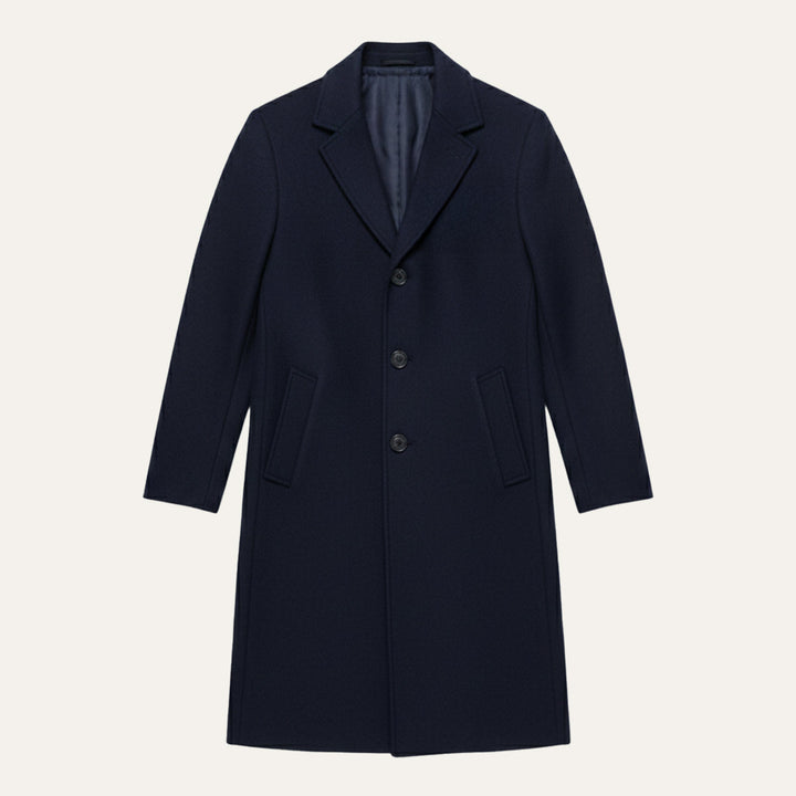 The Belmont Men’s Elegant Classic Wool Overcoat