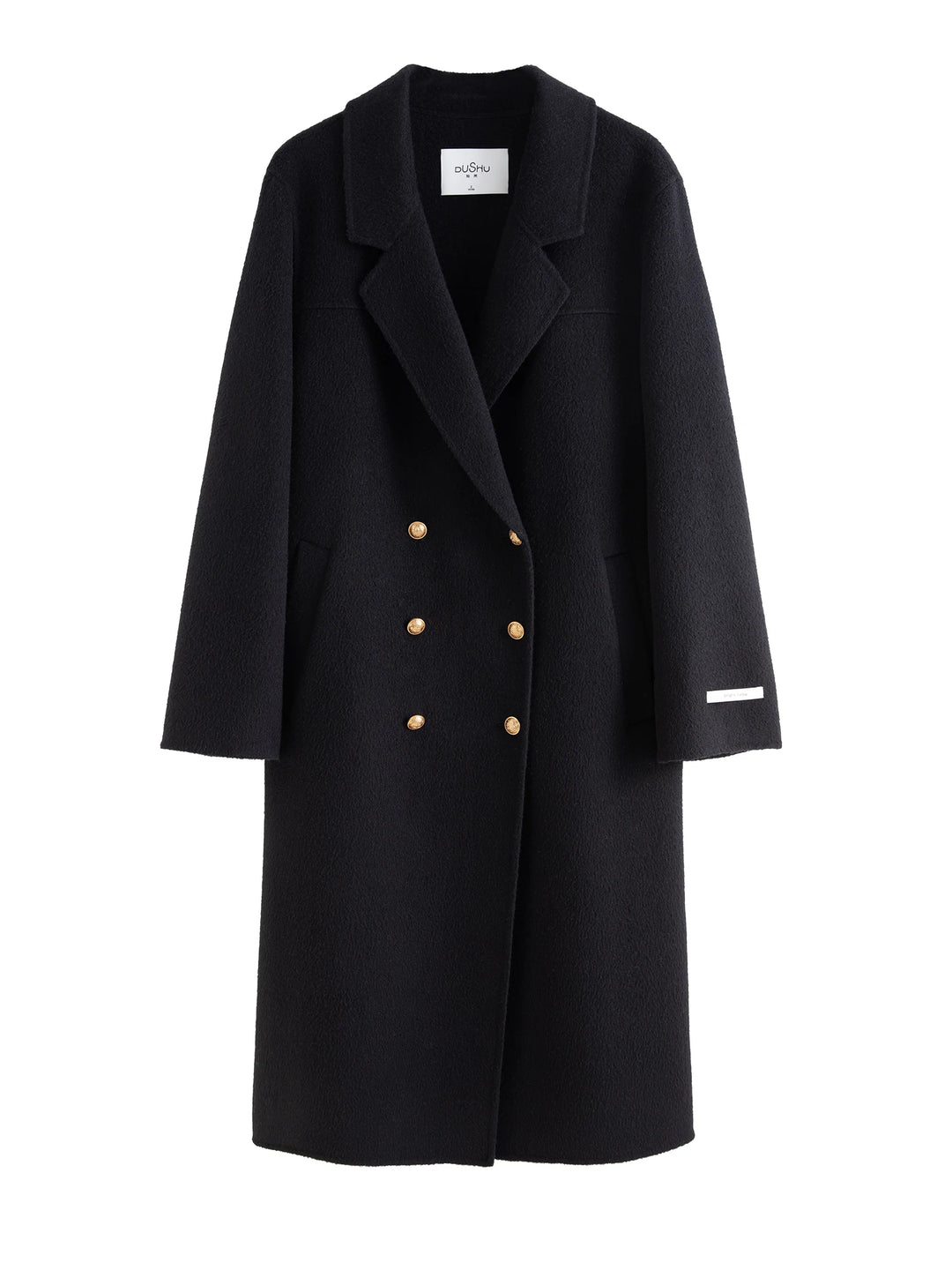 Women's Longline Double Breasted Wool Coat