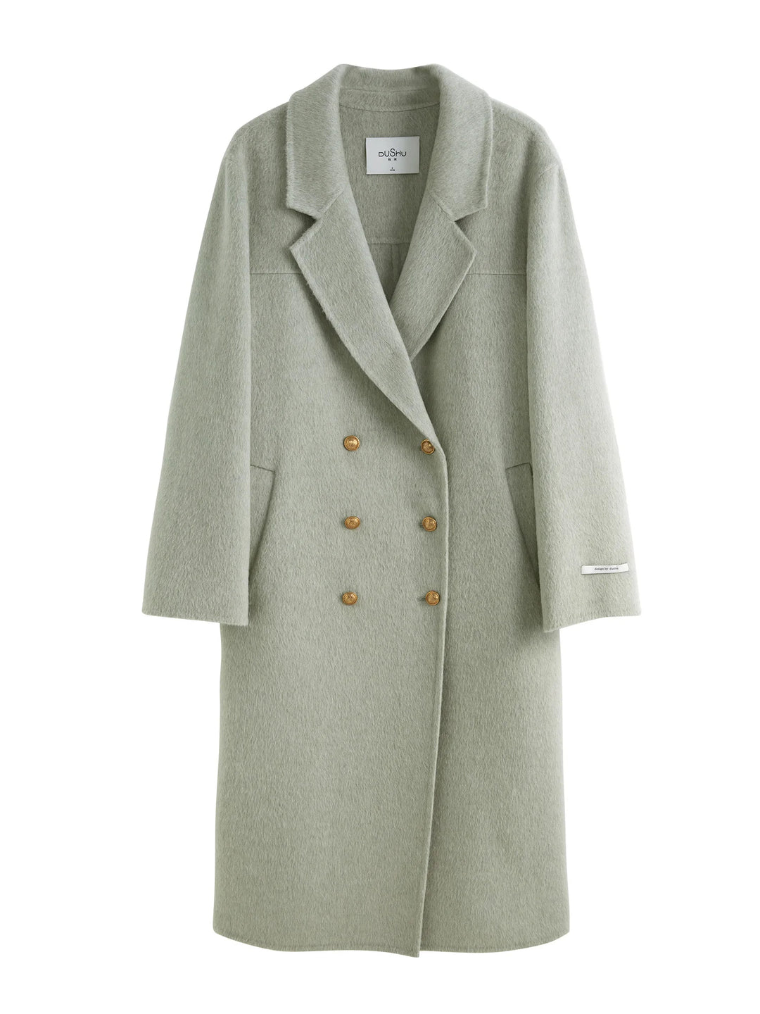 Women's Longline Double Breasted Wool Coat