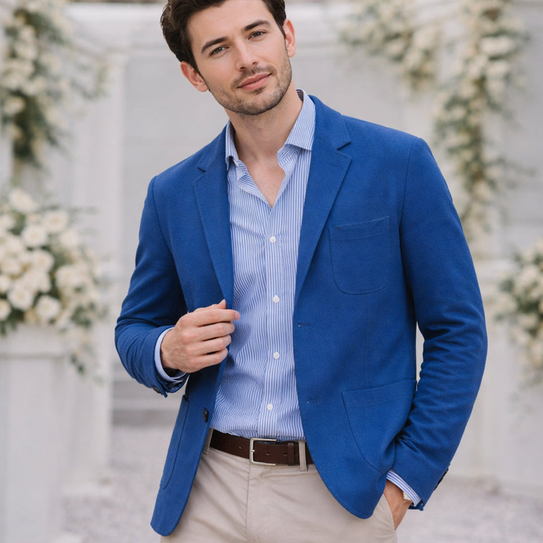 The Corsica Linen Summer Blazer - Wedding Guest Men - Formal Occasions